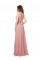A-Linien Trägerlos Chiffon Lange Brautjungfernkleider Fabrik