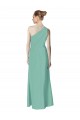 Jade A-Linien Eine-Schulter Chiffon Lange Brautjungfernkleider Fabrik